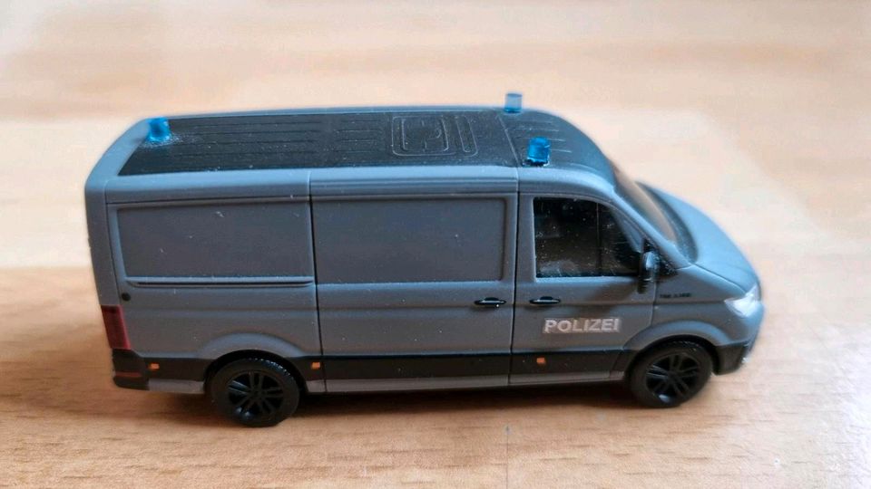 Herpa MAN TGE SEK Umbau Polizei Sondermodell Nardograu 1:87 in Wilnsdorf