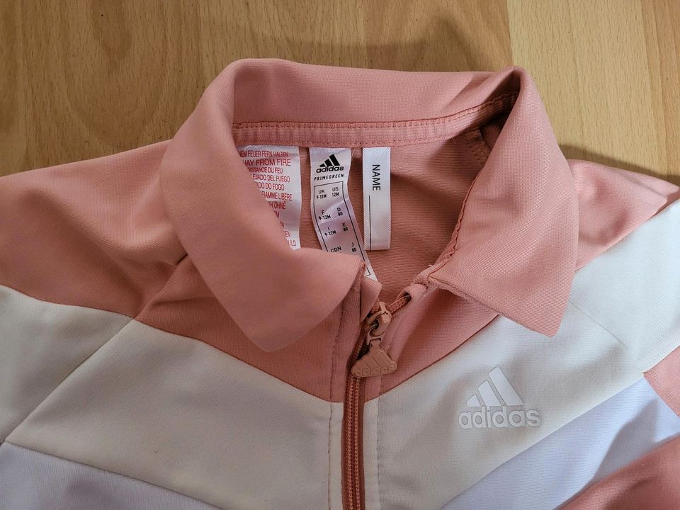 Kinder Trainingsanzug, Adidas, rosa/lachsfarbend, Größe 92 in Grünendeich Niederelbe