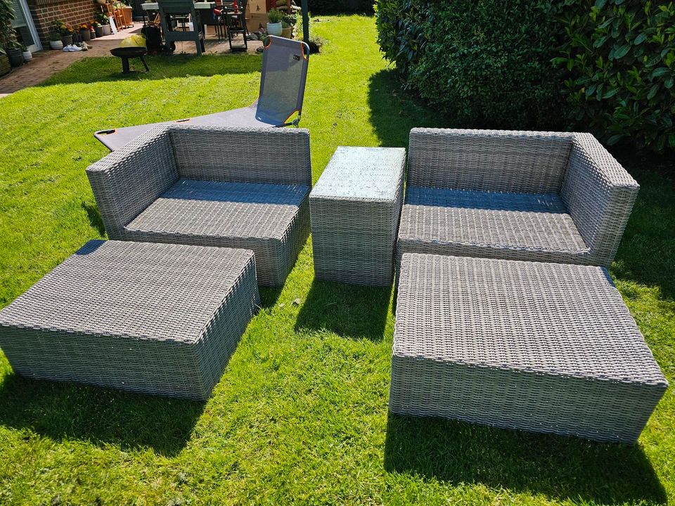 Gartenlounge Gartenmöbel Rattan modular in Elsfleth