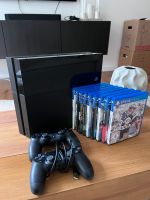 PlayStation 4, Hochglanz schwarz, 500 GB inkl. 2 Controllern Hamburg Barmbek - Hamburg Barmbek-Süd  Vorschau