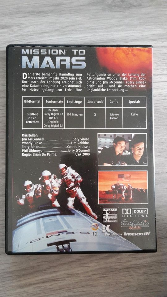 DVD Film Mission to Mars Actionfilm Komödie Kino Fernsehen Krimi in Delmenhorst