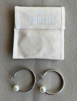 silberfarbene Ohrringe mit Perle von PURELEI Berlin - Mitte Vorschau