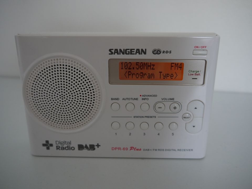 Sangean DPR-69 Plus Digital DAB Radio RDS Kofferradio in Erkelenz