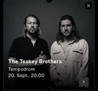 2 Konzerttickets: The Teskey Brothers, Berlin, 20.09. Sachsen-Anhalt - Magdeburg Vorschau