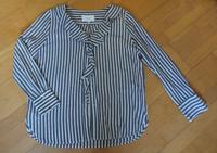 Tolle Grau-Weiß gestreifte Bluse, Hemdbluse, Opus, Gr. XL Baden-Württemberg - Plankstadt Vorschau