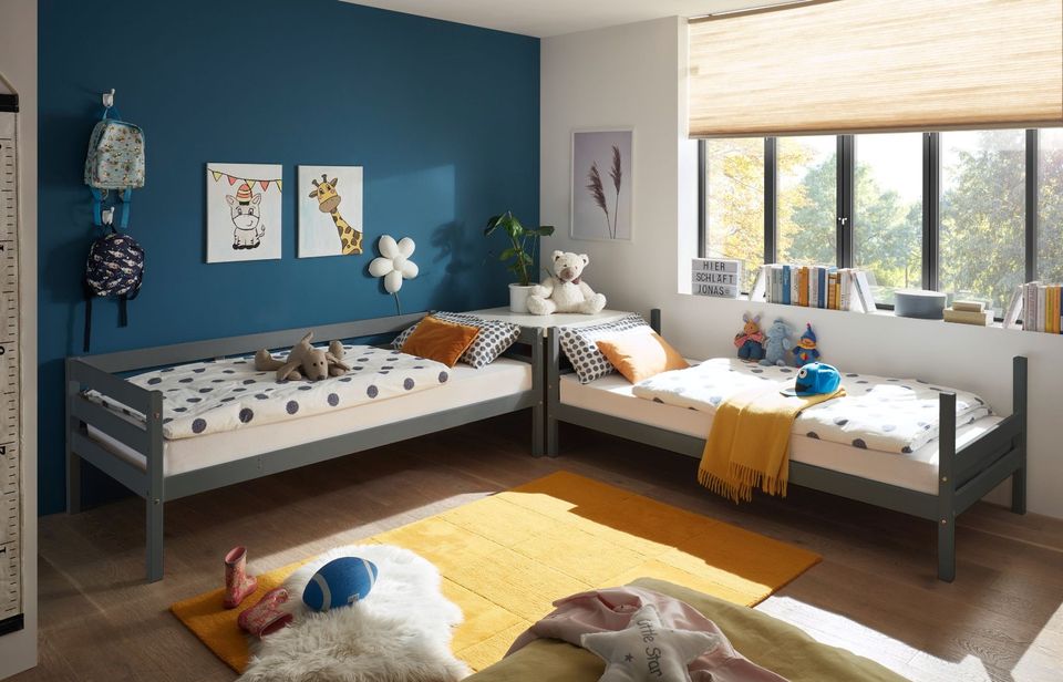 Etagenbett Kinderbett NEU Kinderzimmer grau massiv TOP Preis in Hamm