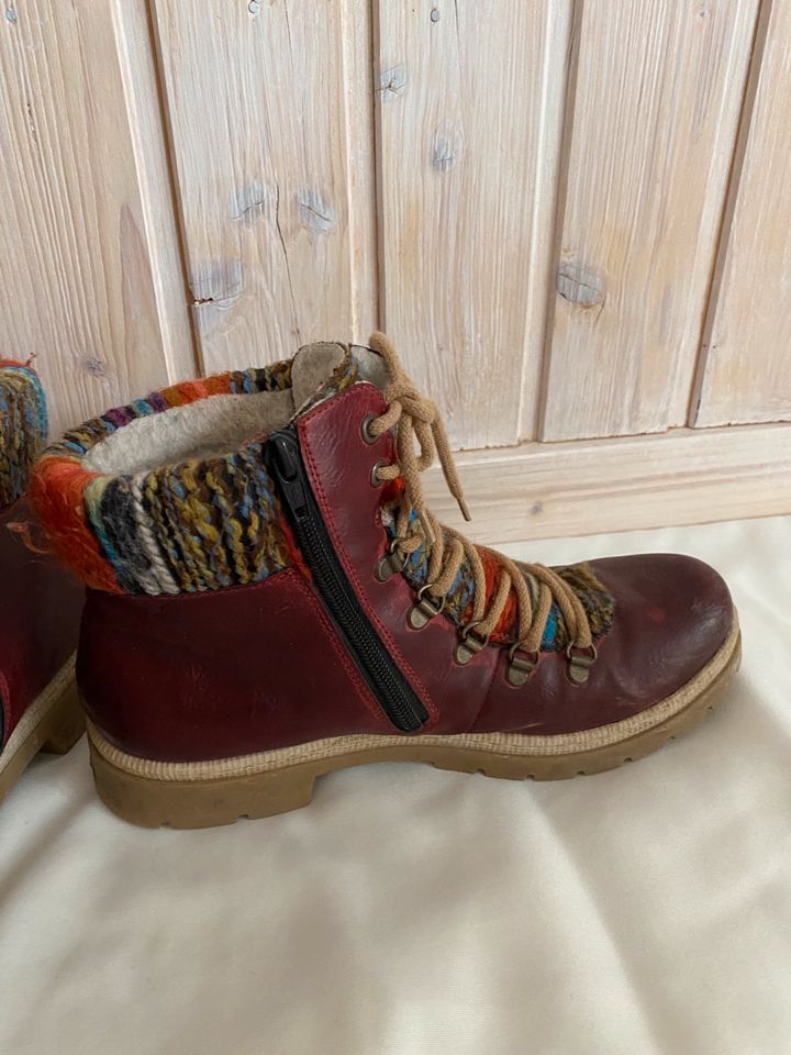 Schuhe Hippy Bunt Rieker 40 Stiefel in Kaufering