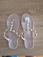 Flip flops/ Sandalen in rose mit Perlen Hessen - Mörfelden-Walldorf Vorschau