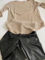 Sommerpullover dünn und Lederimitat Leggins dazu Gr. 38 Sachsen - Rossau (Sachsen) Vorschau