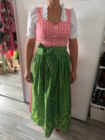 Trachten Redl Dirndl rot grün | 38 Bayern - Pastetten Vorschau