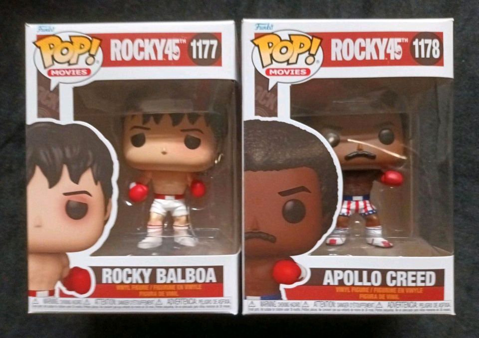 Funko / Rocky Balboa / Apollo Creed / 1177 und 1178 zusammen in St. Blasien