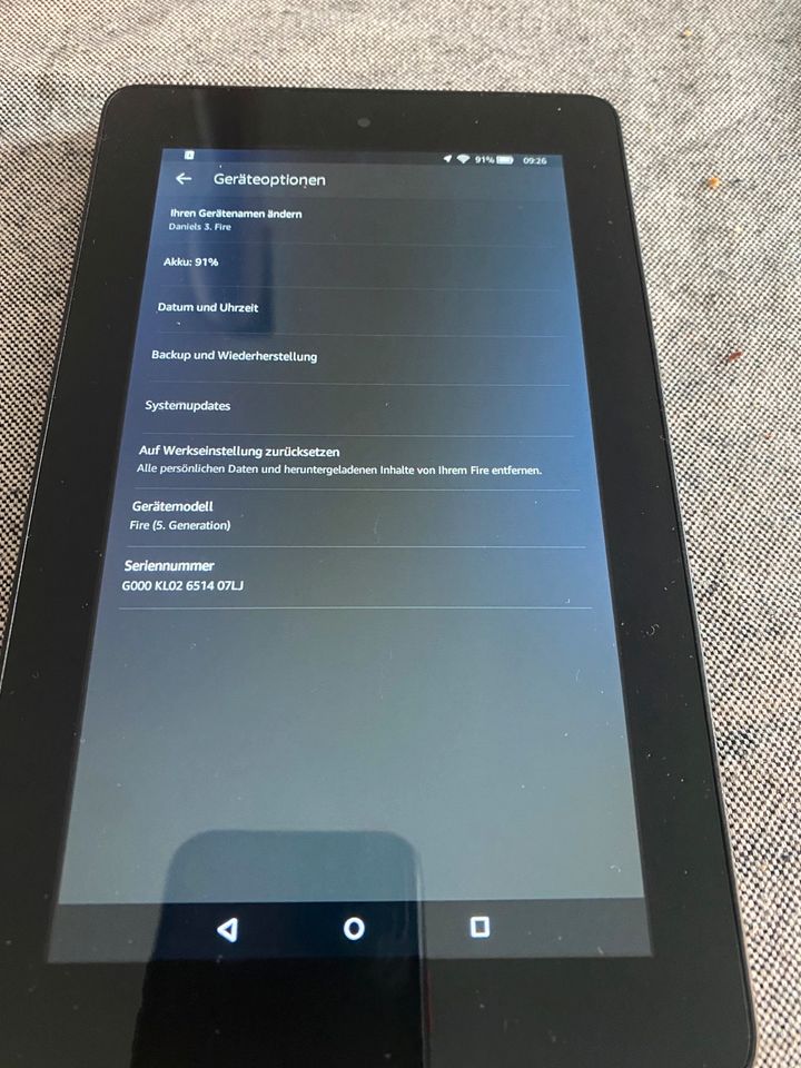 Amazon Fire 5. Generation in Eisleben