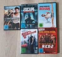 Zohan, X-Men, Fast and the furious, Escape, Red 2 DVDs Filme Nordrhein-Westfalen - Eschweiler Vorschau