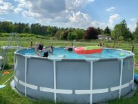 Pool Framepool 4,50m x 1,2m inkl. Zubehör Leiter Roboter Dresden - Langebrueck Vorschau