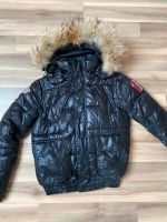 Nickelson Winterdaunenjacke mit Echtpelz Fell Kaputze XS Sachsen-Anhalt - Weißenfels Vorschau