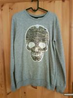 Skull mit wende Pailletten Pulli Shirt Größe 170 Nordrhein-Westfalen - Oer-Erkenschwick Vorschau