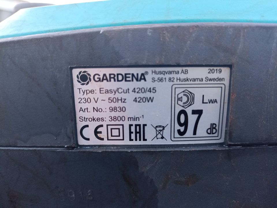 Gardena Easycut 420/45 Heckenschere Elektrisch in Otterndorf