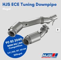 HJS ECE Downpipe BMW M2 / M4 Competition 3.0 OPF F82/F83 F87 Bayern - Vilshofen an der Donau Vorschau