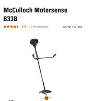 McCulloch Motorsense B33B.   Benzin-Freischneider Hessen - Mainhausen Vorschau