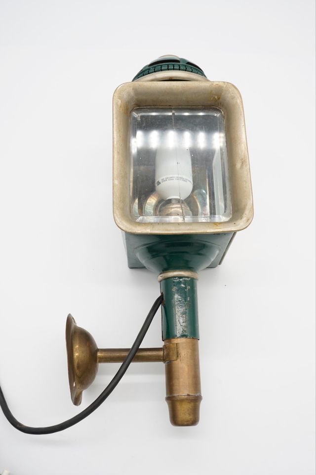 Kutscherlampe / Laterne - elektrifiziert - vintage / antik in Frankfurt am Main