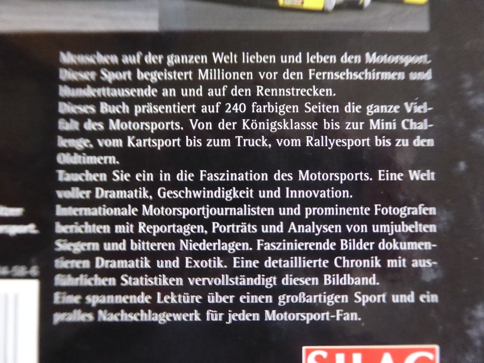 Sach-Buch Faszination Motorsport Premium Edition NP:30Euro in Schlaitdorf
