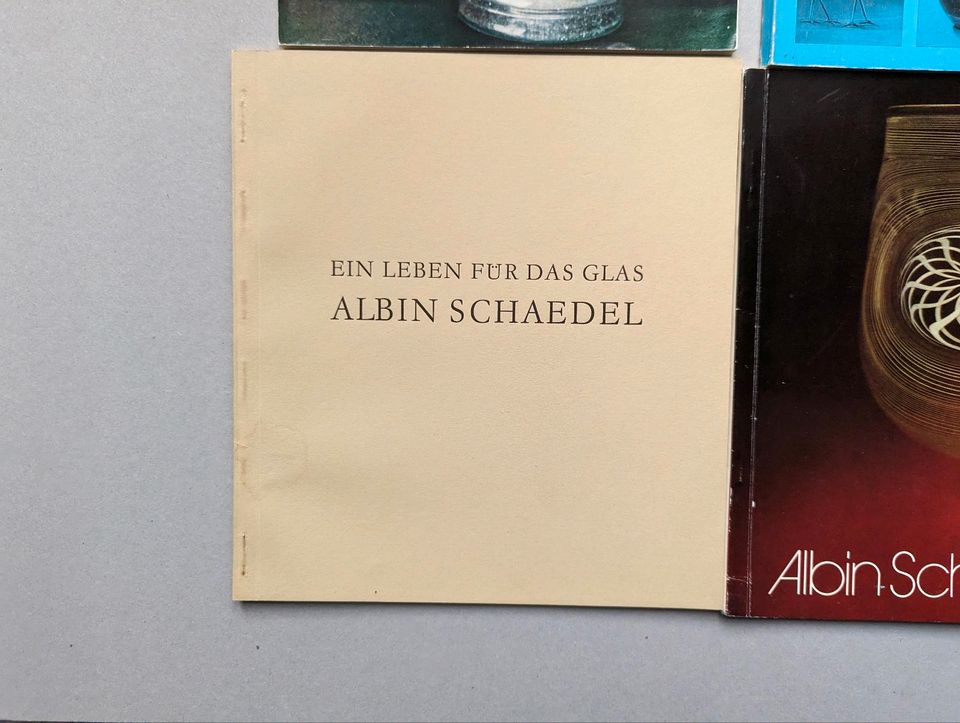 Bücher Thüringer Glas Albin Schaedel Lauschaer Glas Lauscha in Krefeld