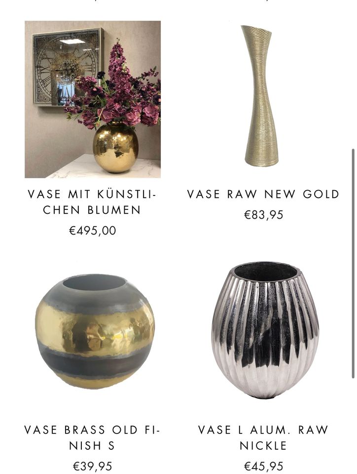 verschiedene Vasen mit 50% Rabatt in Gießen