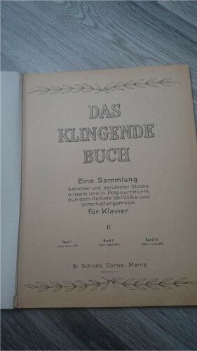 Das klingende Buch, Band II und III, Noten für Klavier in Bad Salzdetfurth