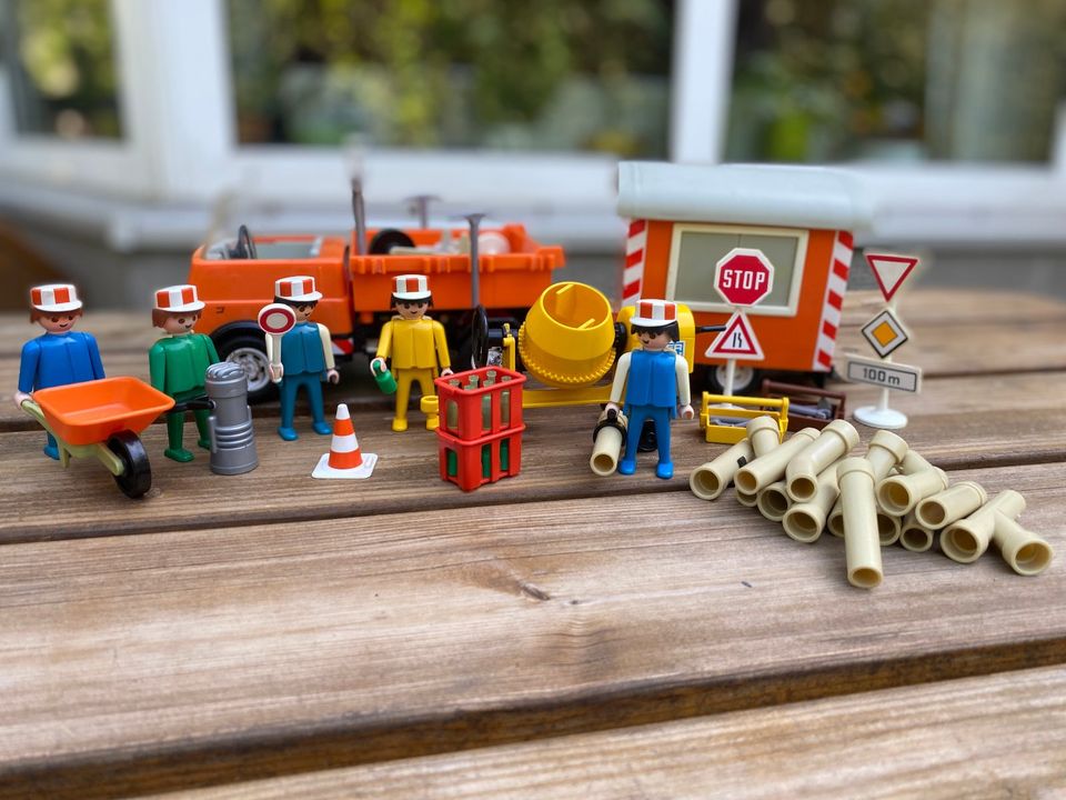 Playmobil Bauwagen Baustellen Fahrzeug Kipper 80er in Berlin