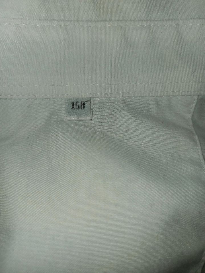 Oberhemd kinderhemd gr 158 weiß top Zustand in Senden