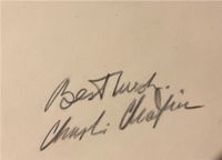 Charlie Chaplin (+1977) Original Autogramm Duisburg - Duisburg-Mitte Vorschau