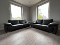 Leder Couch Set Grau Nordrhein-Westfalen - Mönchengladbach Vorschau