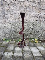 Glasvase Vase geschwungen rot vintage Sachsen - Pegau Vorschau