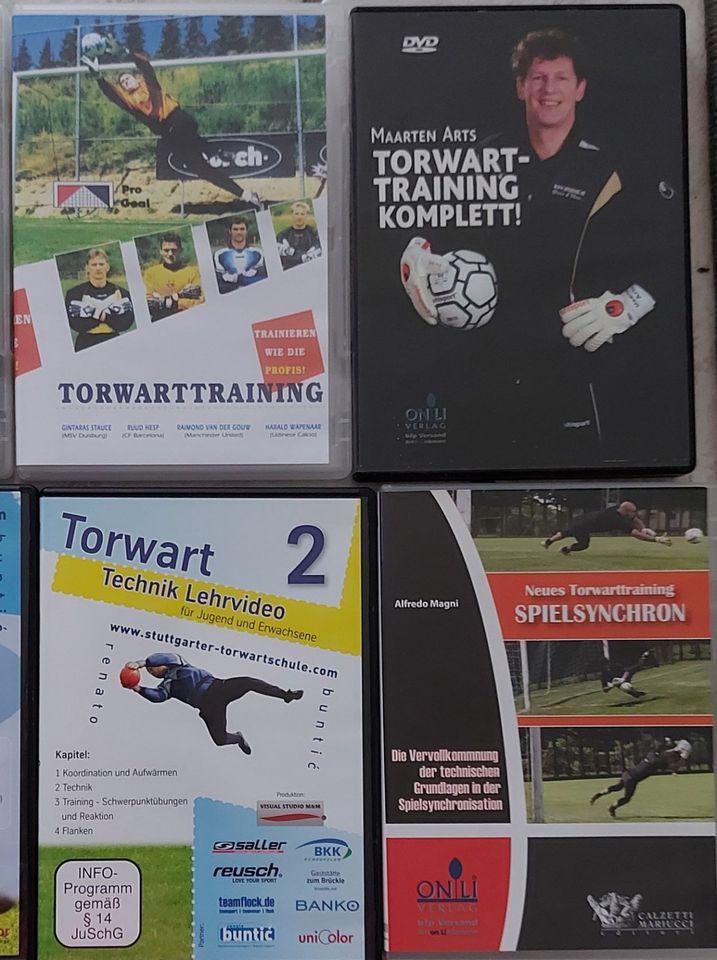 Torwarttraining – 18 verschiedene DVD´s – TOP - Konvolut in Ravensburg