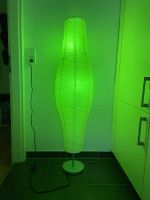 Stehlampe aus Reispapier mit 2 grünen Lampen Leipzig - Schönefeld Vorschau