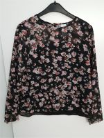 Bluse T-Shirt Mädchen Gr.146/152 schwarz mit Blumen, wie neu Bayern - Hof (Saale) Vorschau