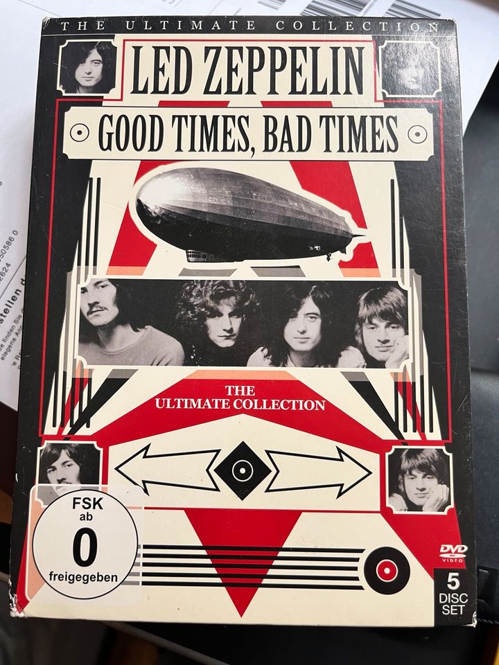 Led Zeppelin Good times, Bad times 5DVDs in Berlin