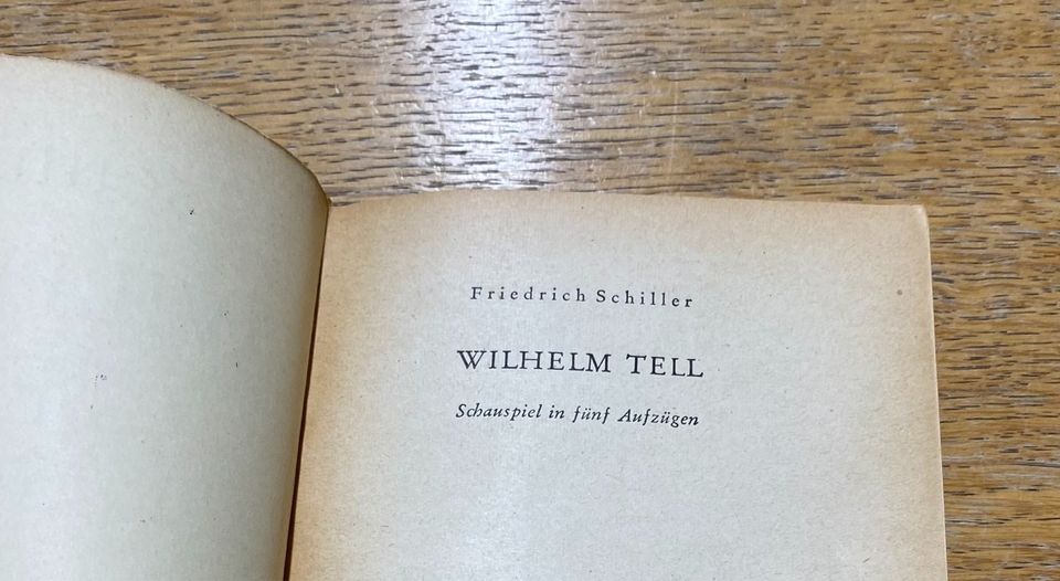 Wilhelm Tell Schauspiel - SCHILLER; Nr. 12 Reclam 1958 in Köln