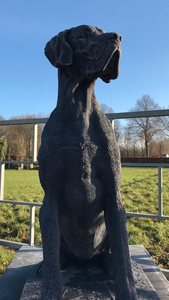 Dogge 106cm 200kg Steinguss deutsche Dogue dänische Dogo Hatzrüde in Dortmund