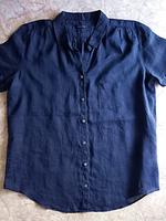 Damen Marc O'Polo - Bluse - RAMIE STOFF -dunkelblau - Gr. 44- TOP Frankfurt am Main - Nordend Vorschau