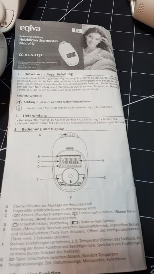 Heizung Thermostat automatisches Ventil | Eqiva Model N | 7 Stück in Cloppenburg