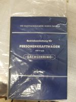 Betriebsanleitung für Personenkraftwagen TYP P 240, SACHSENRING Thüringen - Steinbach-Hallenberg (Thüringer W) Vorschau