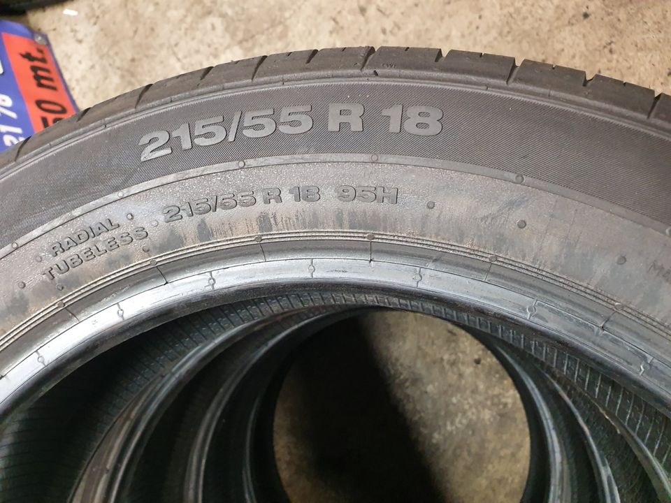 4 Sommerreifen Continental Premium Contact 2 215/55 R18 95H in Rüsselsheim