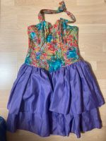 Wunderschönes Vintage Neckholder Corsagen Kleid 90s floral Berlin - Lichtenberg Vorschau