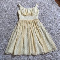 Swing Kleid Gr.36 gelb mit Punkten Niedersachsen - Horneburg Vorschau