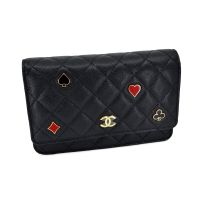 CHANEL Wallet On Chain WOC Leder Handtasche Timeless Schwarz Bayern - Memmingen Vorschau