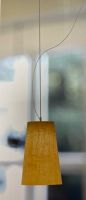 Designer Pendelleuchte Hängelampe Glas Leinenoptik unbenutzt Hessen - Dreieich Vorschau