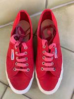 SUPERGA Turnschuhe Canvas Sneaker rot Gr. 38 Hessen - Biebertal Vorschau