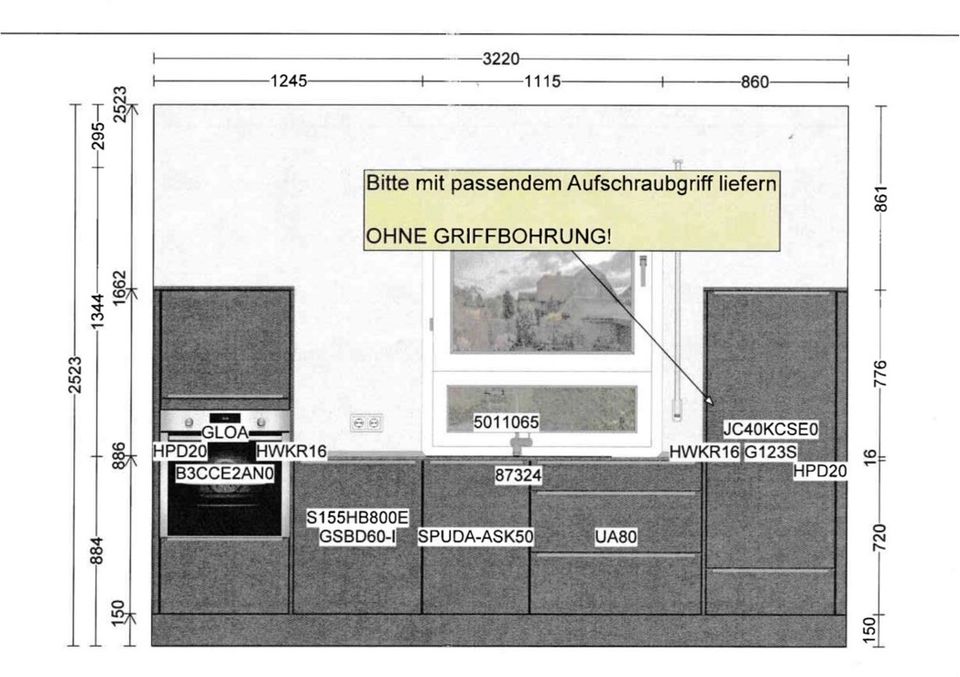 Moderne grüne Einbauküche topline in Hankensbüttel