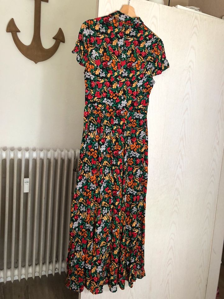 Zara Kleid Maxi XS Premium Collection bunt Blumen in Hamburg